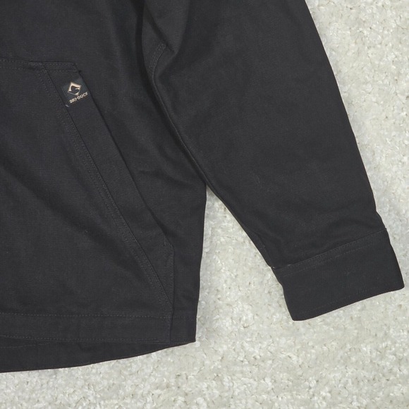 Dri Duck Jacket Mens M Black Canvas Full‎ Zip Workwear Outdoors Boulder Cloth - Picture 2 of 15